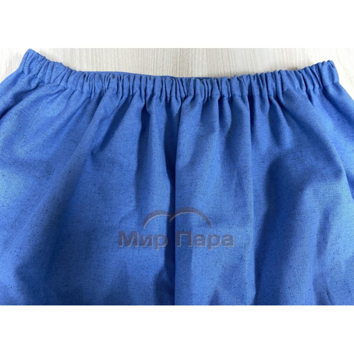 Килт мужской 146х65 см (50% лен, 50% хлопок) синий